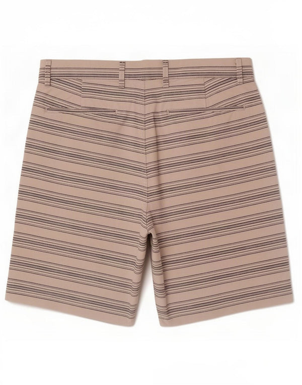 Gap Short Chino Femme W32 Large Blanc Rayé Coton
