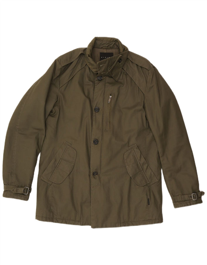 Sisley Veste Militaire Homme UK 42 XL Kaki Polyester