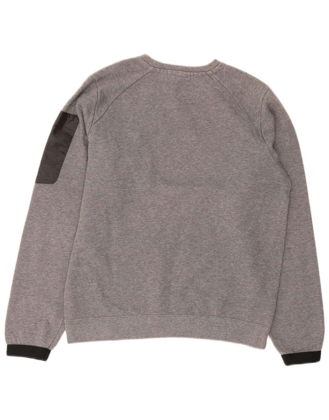 NIKE Sweat-shirt graphique pour hommes en coton color block petit gris
