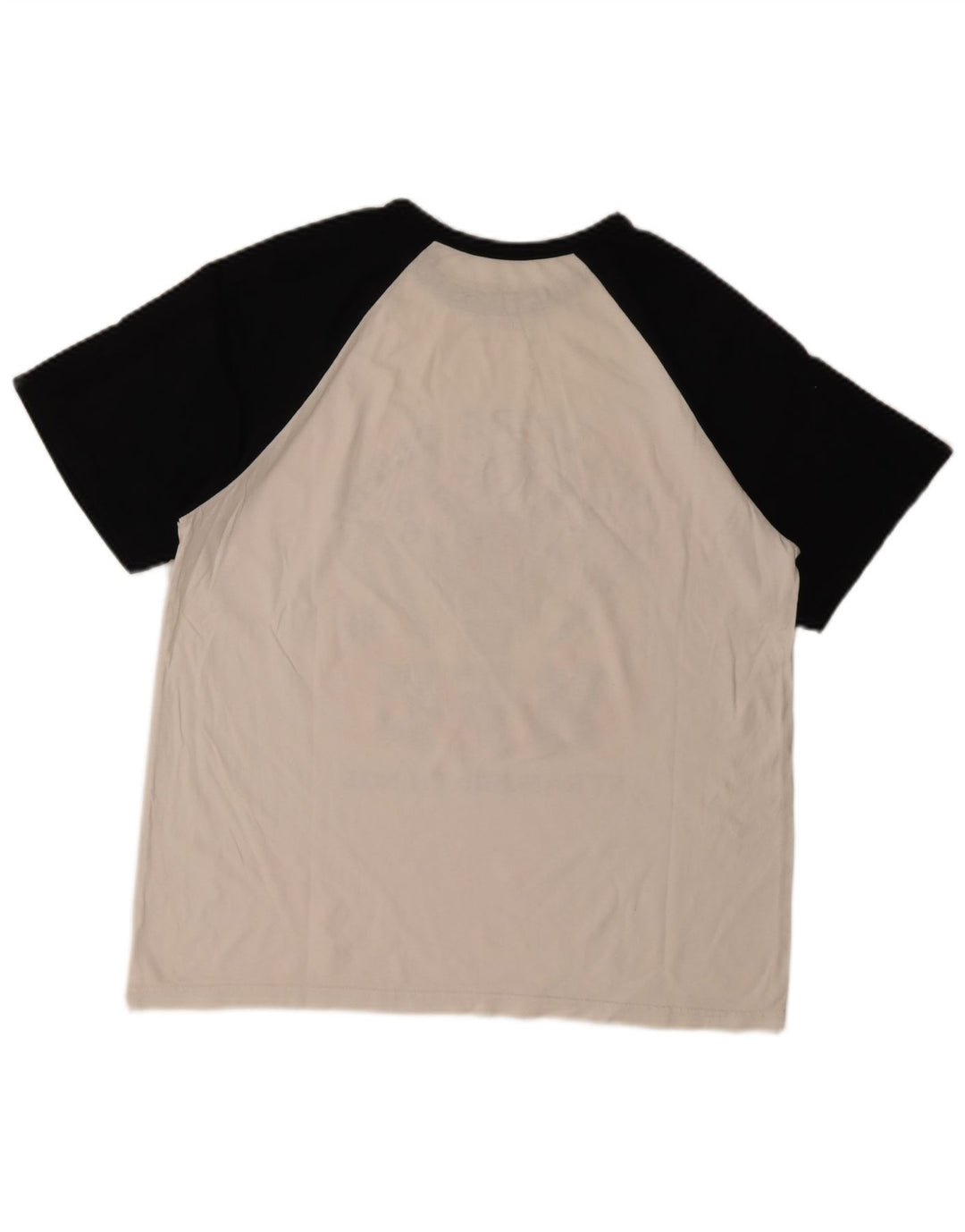 Pull & Bear T-Shirt Graphique Homme Grand Blanc Colorblock Coton