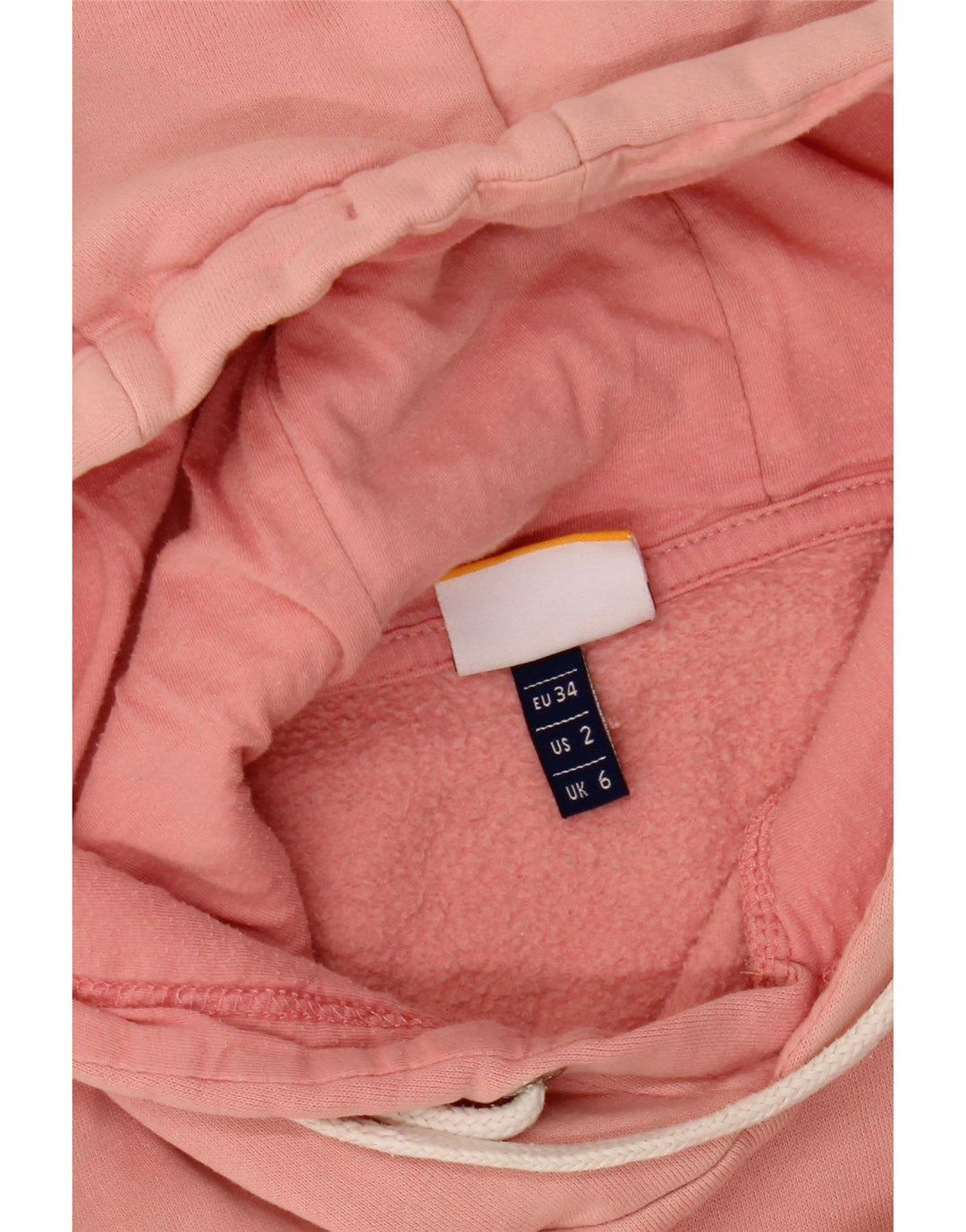 ELLESSE Pull à capuche surdimensionné graphique pour femme UK 6 XS Rose