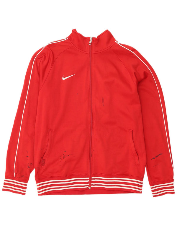 Nike Veste de survêtement pour homme Taille L Rouge Polyester