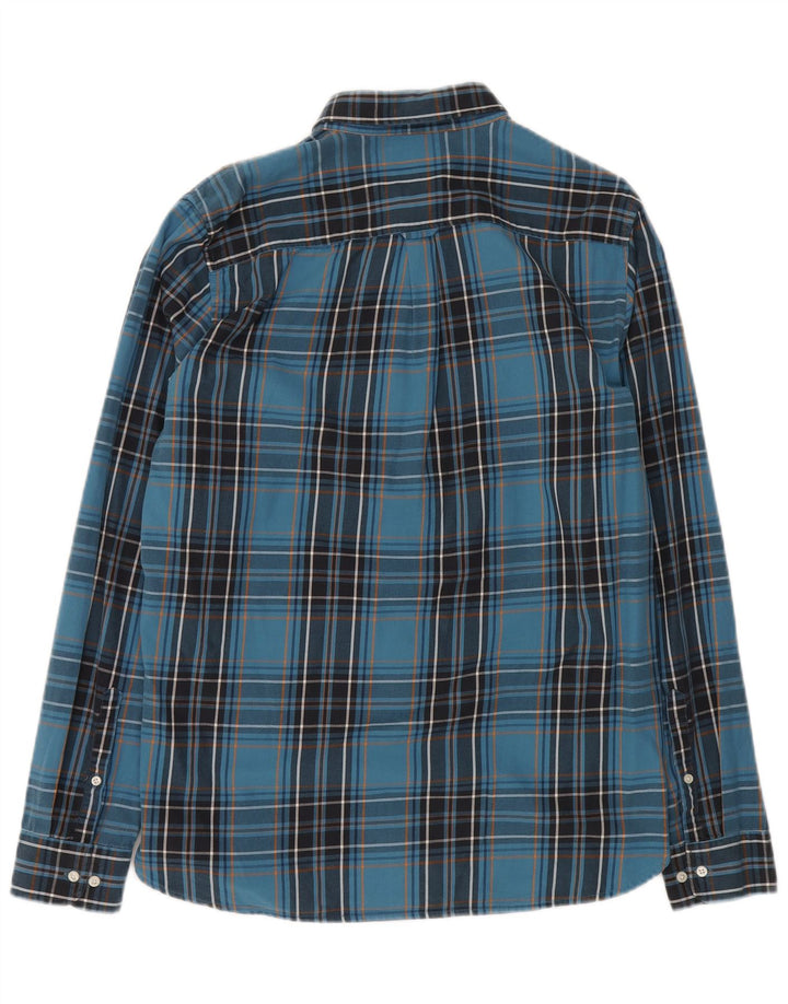 Superdry Chemise à carreaux en coton à carreaux bleu grand