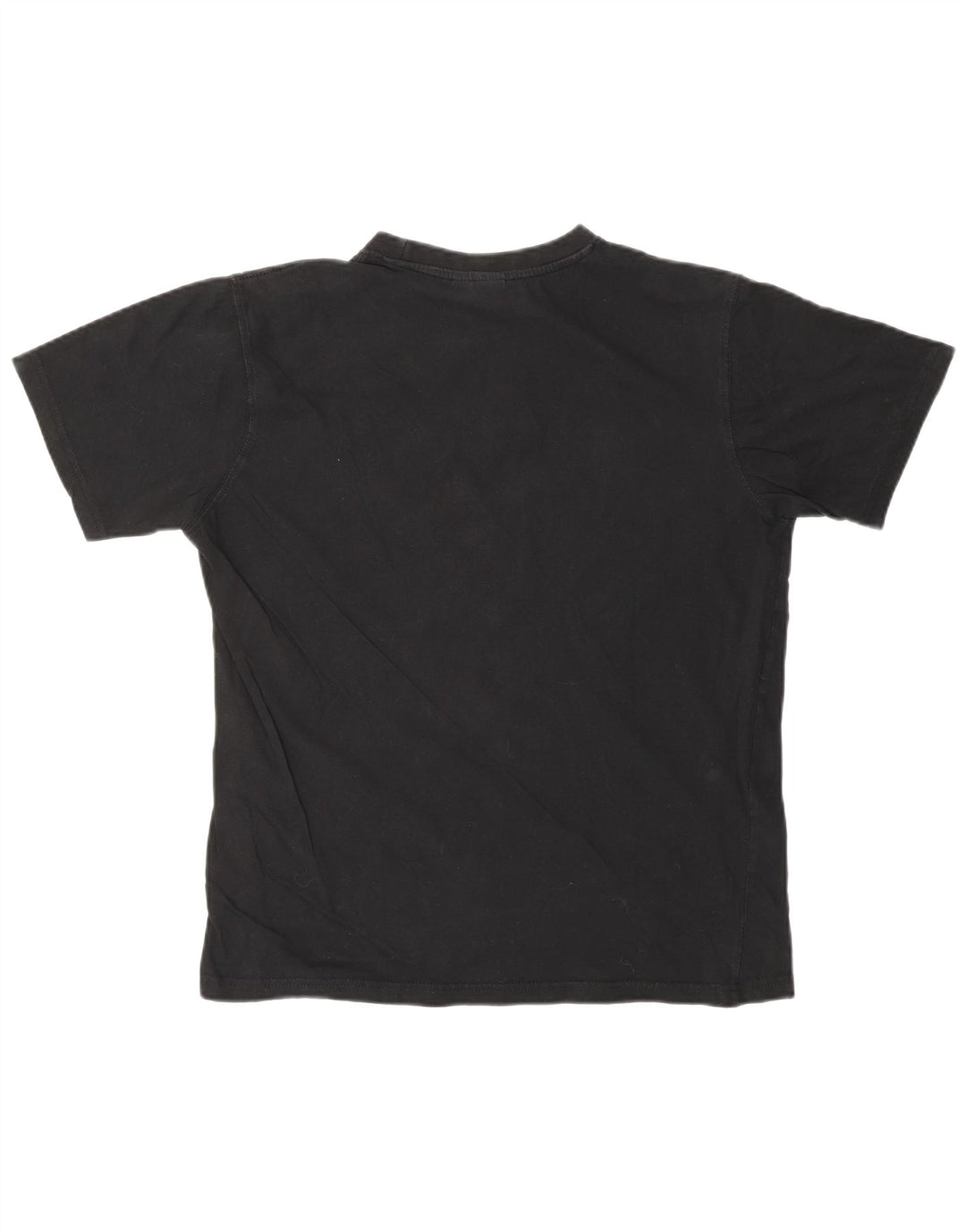 SERGIO TACCHINI T-Shirt Femme Top UK 14 Moyen Noir Coton