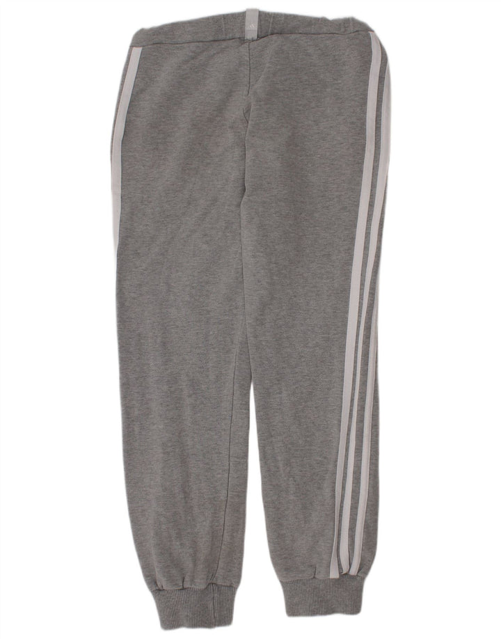 Adidas Pantalon de Survêtement Fille Joggers 7-8 Ans Gris Coton