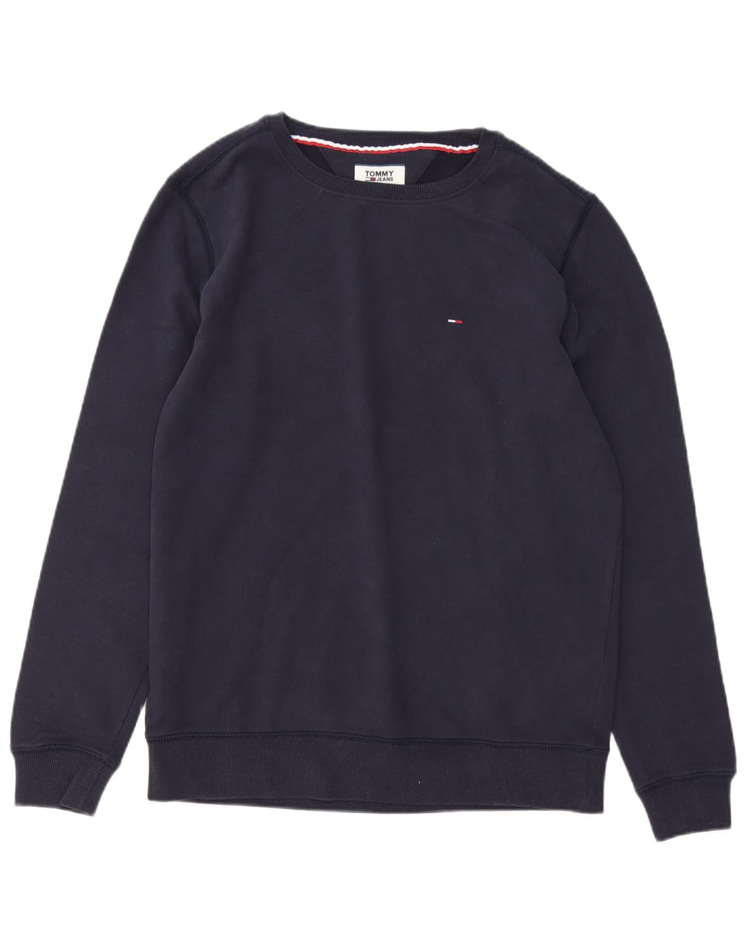 Tommy Hilfiger Sweat-shirt pour homme en coton bleu marine Taille L