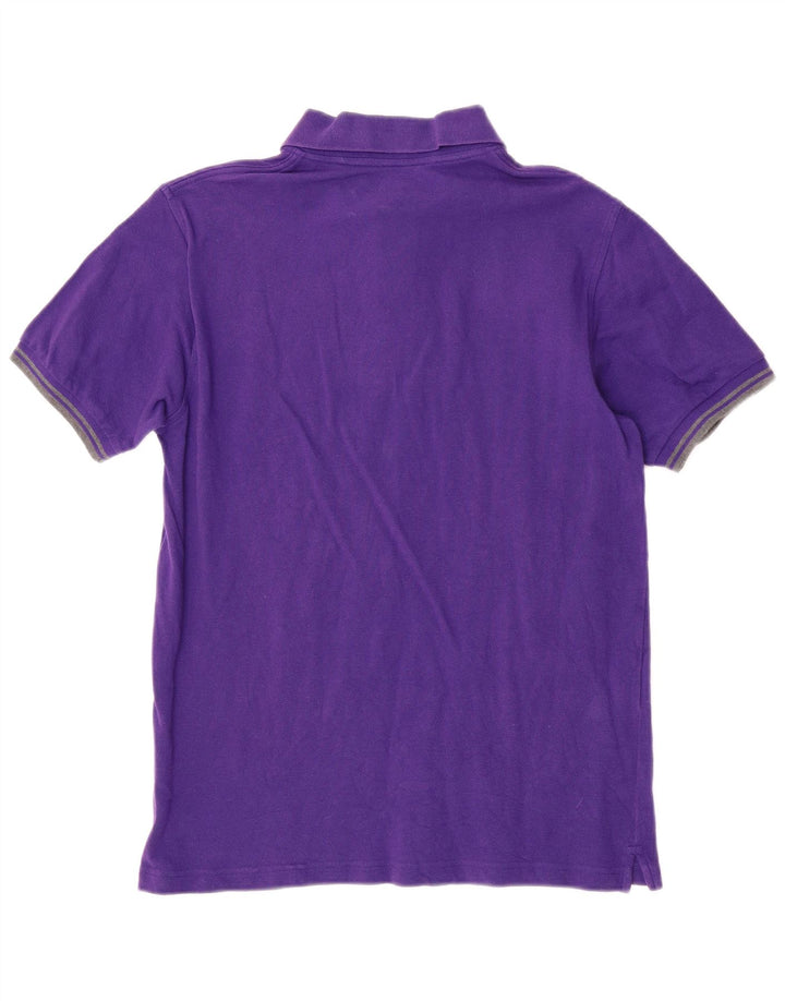 FAY Polo Homme Petit Violet Coton
