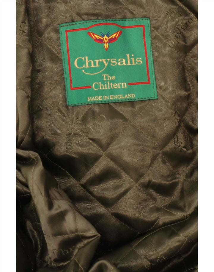Chrysalis Veste utilitaire pour homme UK 44 2XL Laine à carreaux kaki