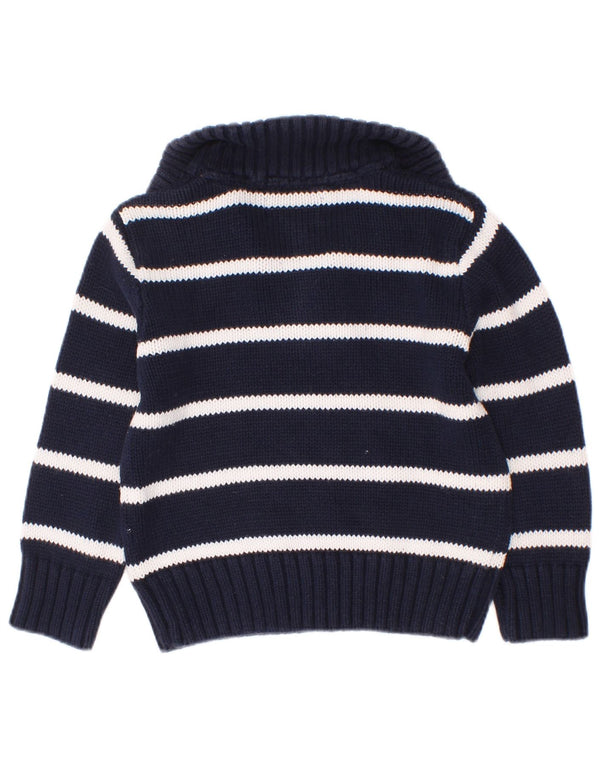 Polo Ralph Lauren Pull à col zippé pour bébé garçon 18-24 mois Bleu marine
