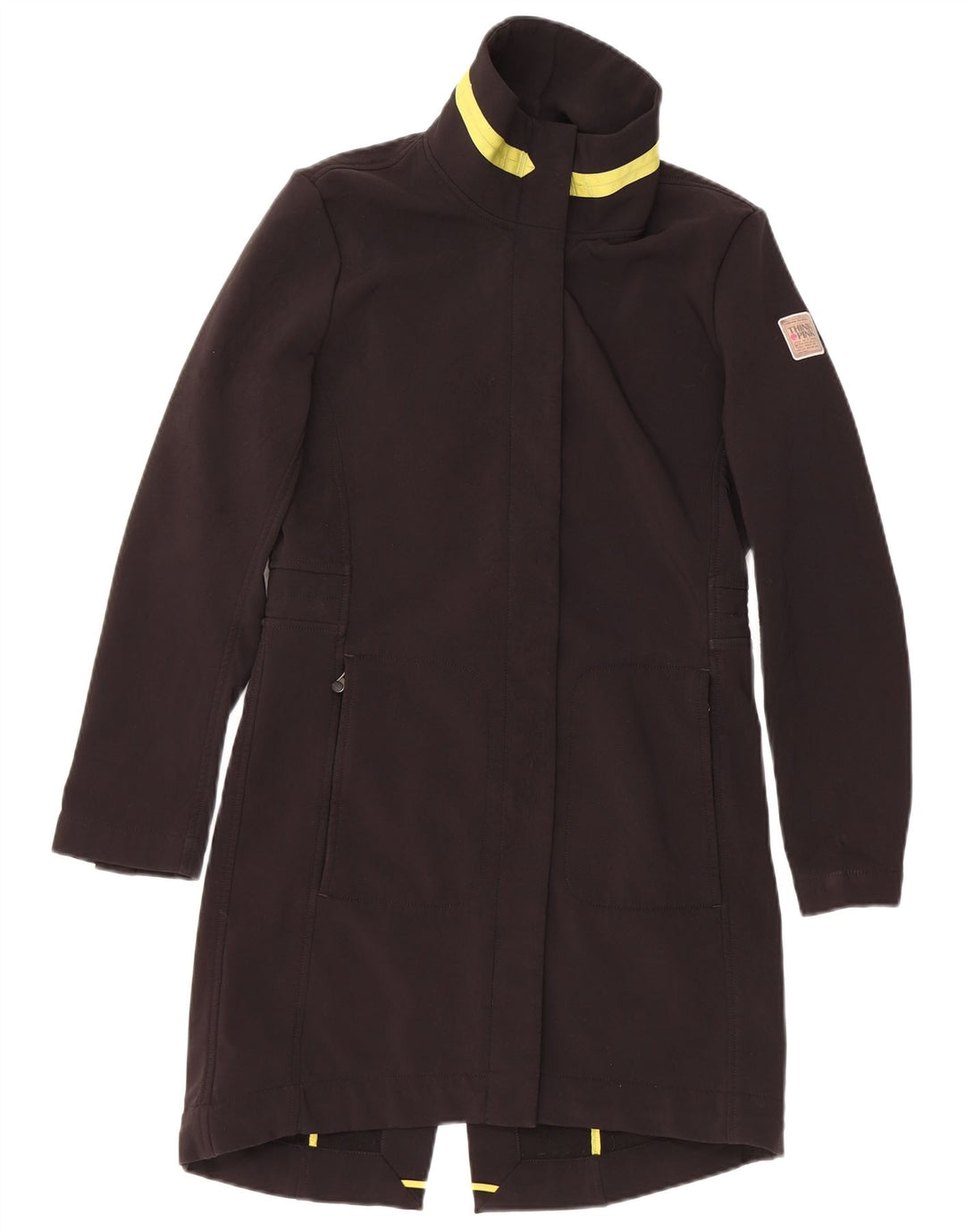 Think Pink Veste Parka Femme UK 10 Petit Noir Polyamide