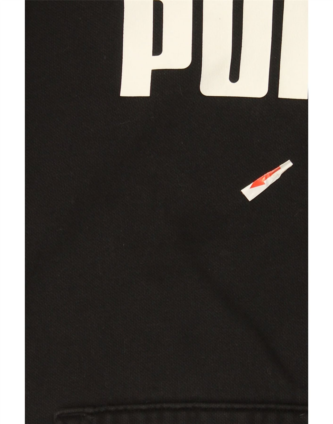 Puma Pull à Capuche Graphique Homme Noir Moyen Coton