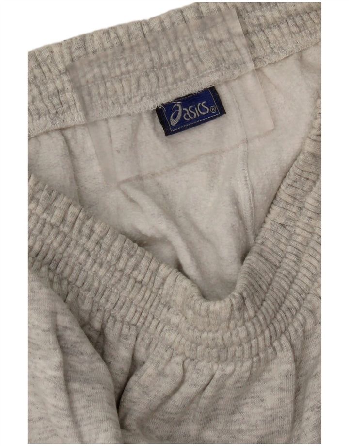 ASICS Pantalon de survêtement pour femme UK 12 Coton moucheté gris moyen