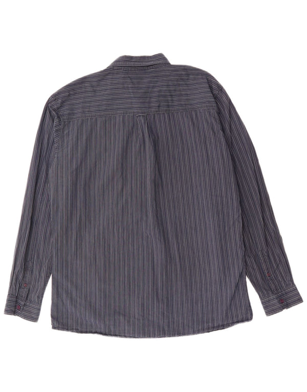 Lee Chemise Homme 2XL Bleu Marine Rayé Coton
