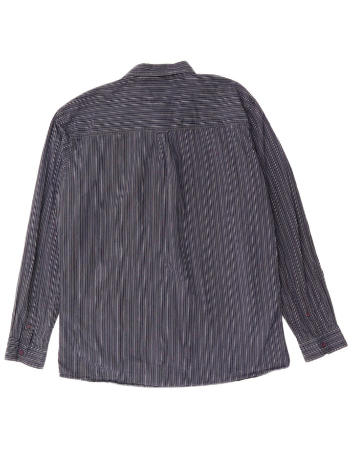 Lee Chemise Homme 2XL Bleu Marine Rayé Coton