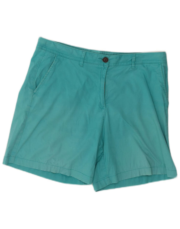 Crew Clothing Short Chino Regular pour Femme UK 14 Large W36 Coton Turquoise