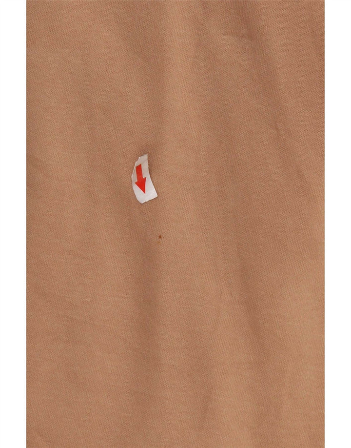 Nike Sweat-shirt à col zippé pour homme XL en coton marron
