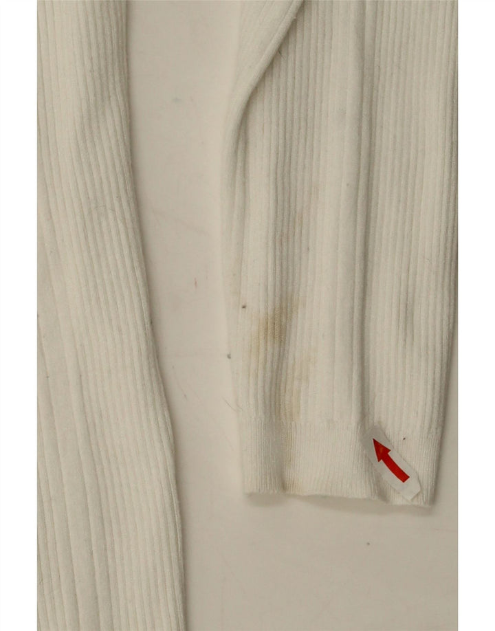 Marks & Spencer Pull col roulé pour femme UK 12 Medium Off White