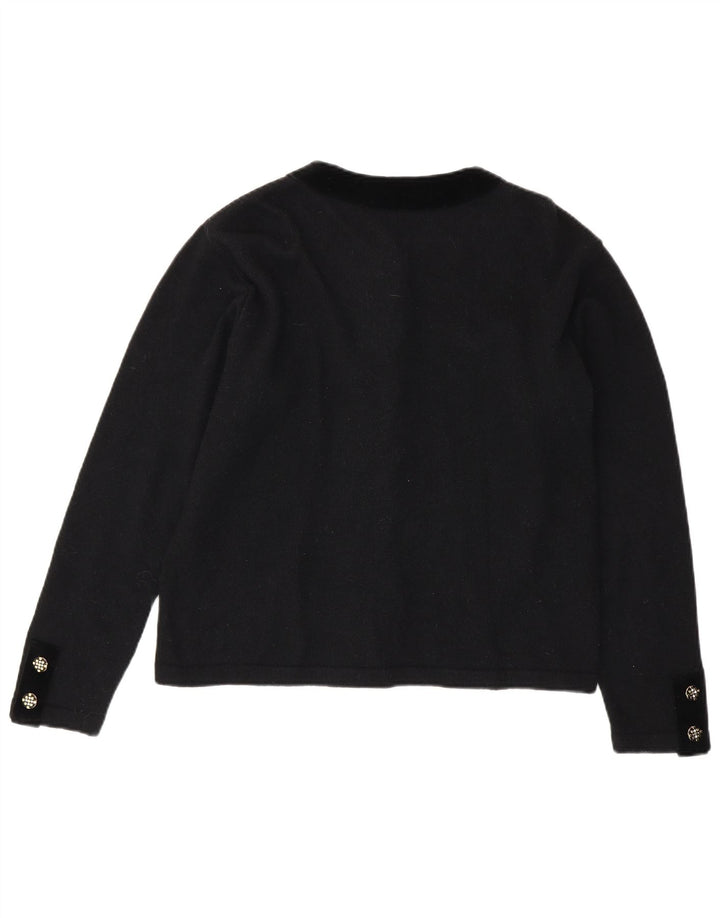Fausta Cardigan pour femme UK 14 Noir moyen