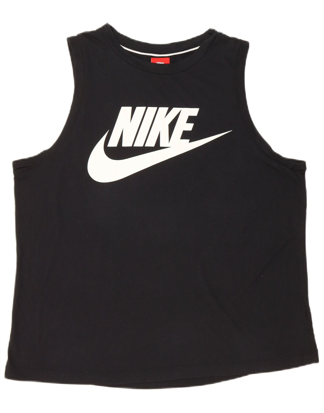 NIKE Débardeur graphique pour femme UK 16 Large Noir
