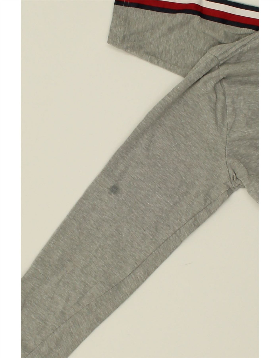 TOMMY HILFIGER Boys Graphic Top Long Sleeve 12-13 Years Medium Grey Cotton Vintage Tommy Hilfiger and Second-Hand Tommy Hilfiger from Messina Hembry 