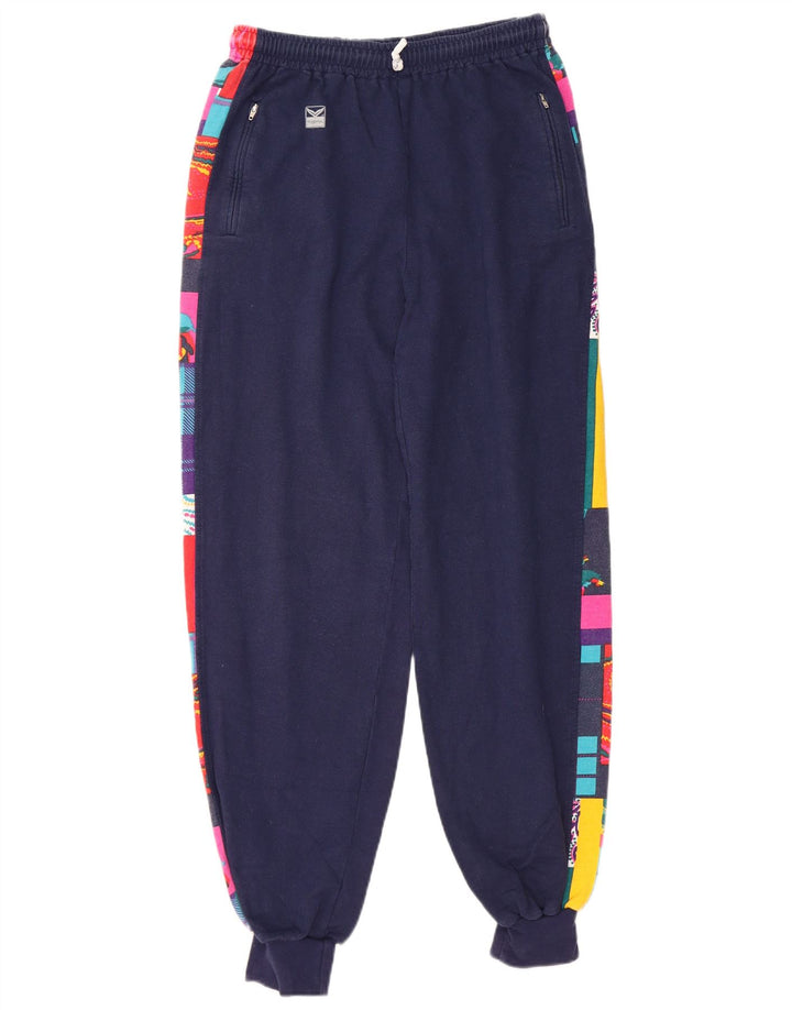 TRIGEMA Survêtement complet pour femme UK 14 Medium Bleu marine Patchwork Coton