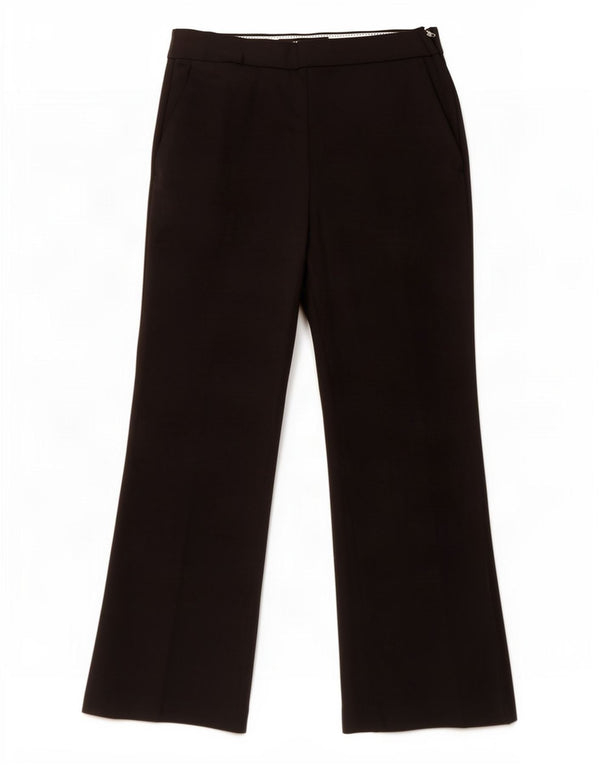 Zara Pantalon décontracté bootcut pour femme EU 36 XS W26 L25 Coton noir