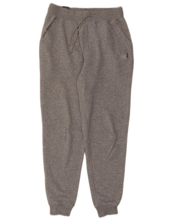 NEW BALANCE Pantalon de survêtement pour femme Joggers UK 6 XS Gris Coton