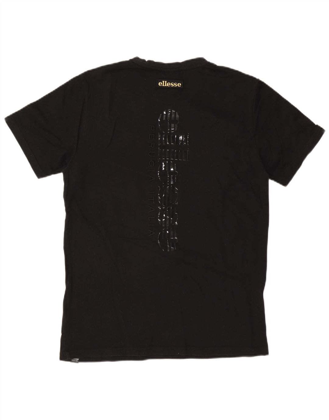 Ellesse T-Shirt Graphique Homme Noir Moyen Colourblock