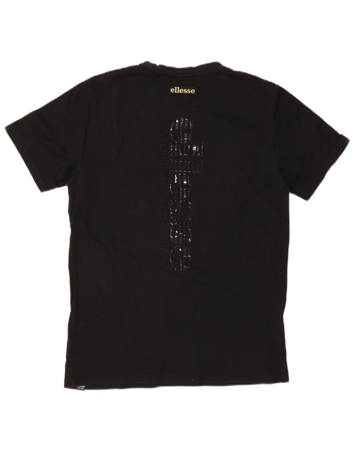 Ellesse T-Shirt Graphique Homme Noir Moyen Colourblock