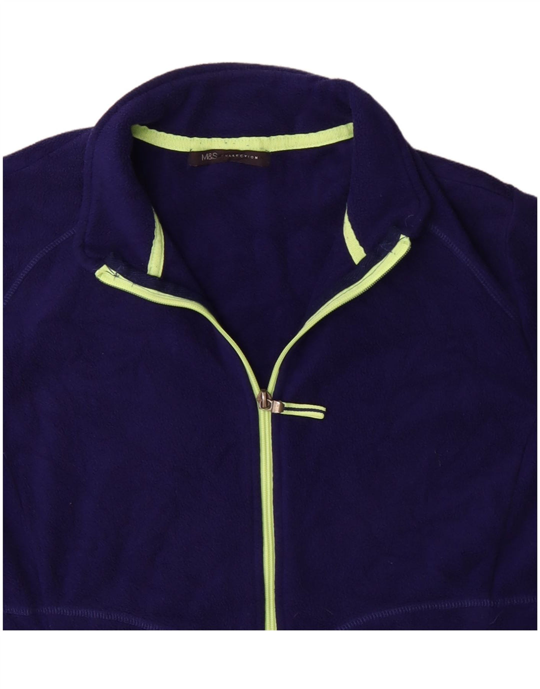 Marks & Spencer Veste polaire pour femme UK 20 2XL Violet Polyester