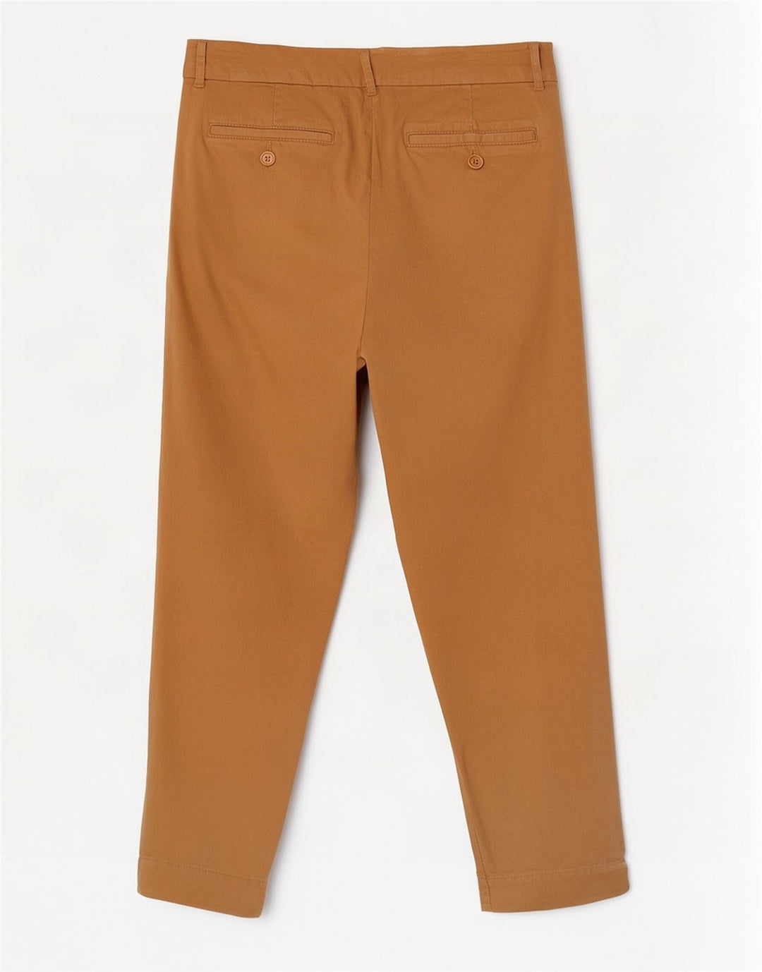 Benetton Pantalon Court Femme W30 L23 Beige