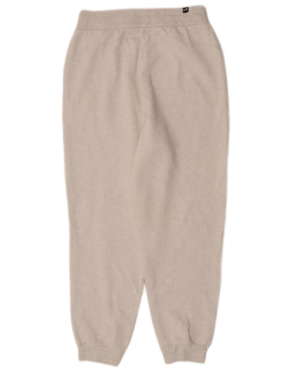 Puma Pantalon de survêtement pour femme Joggers UK 12 Coton moucheté beige moyen