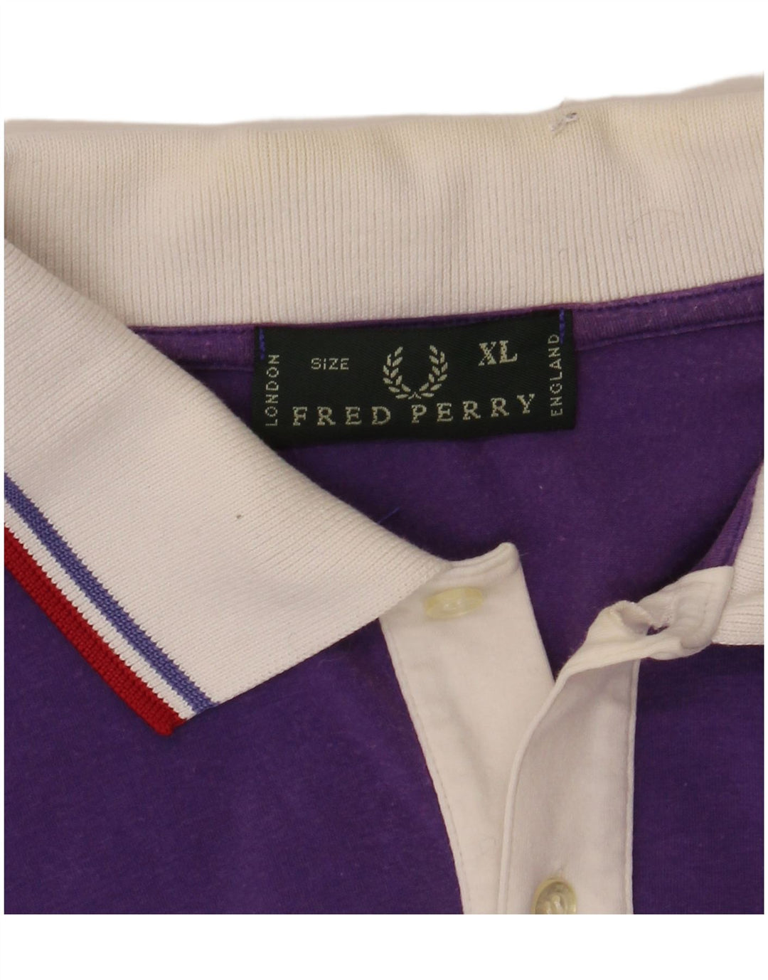 FRED PERRY Polo Homme XL Violet Coton