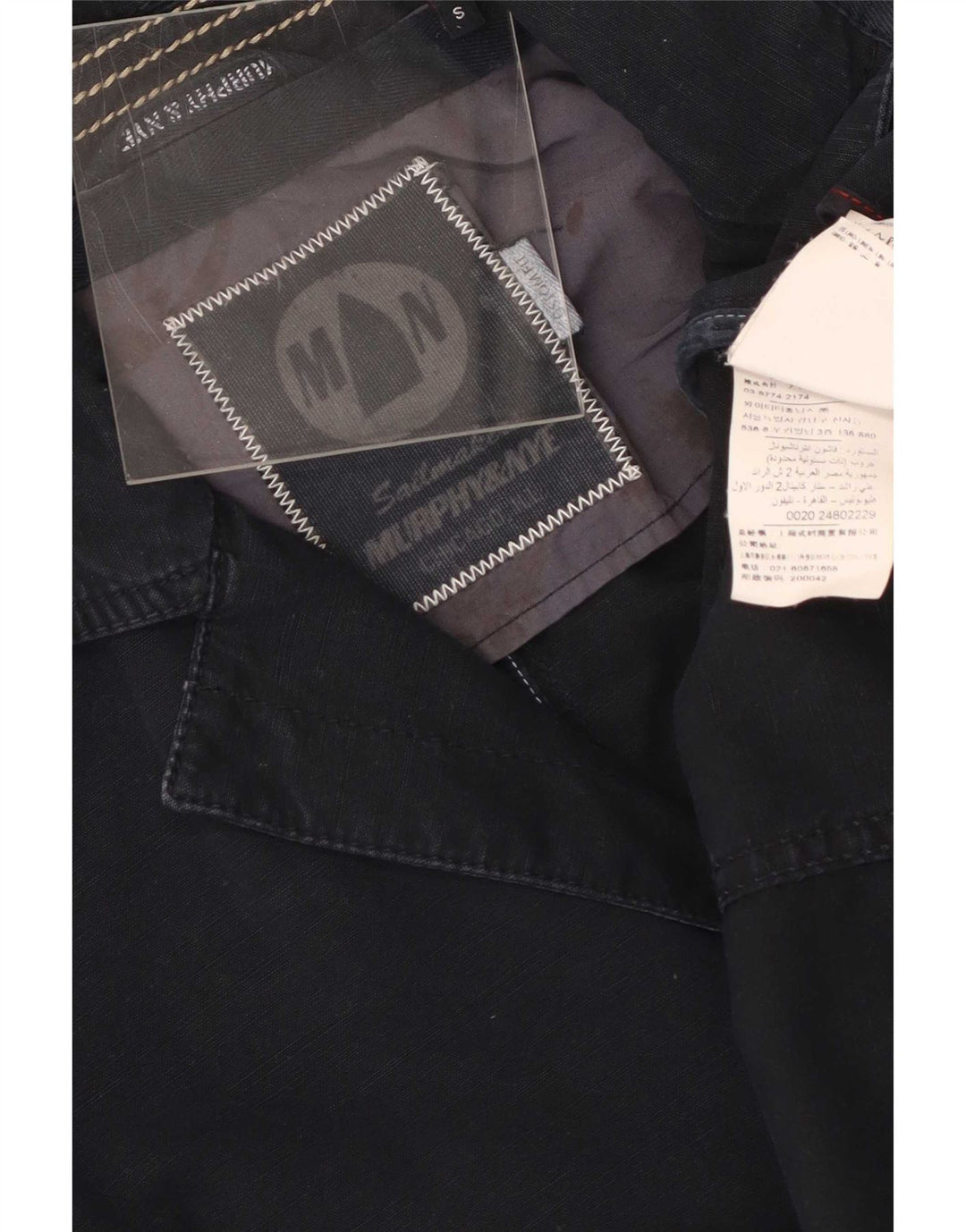 Murphy & Nye Veste blazer à 3 boutons pour homme UK 36 Small Bleu marine en coton