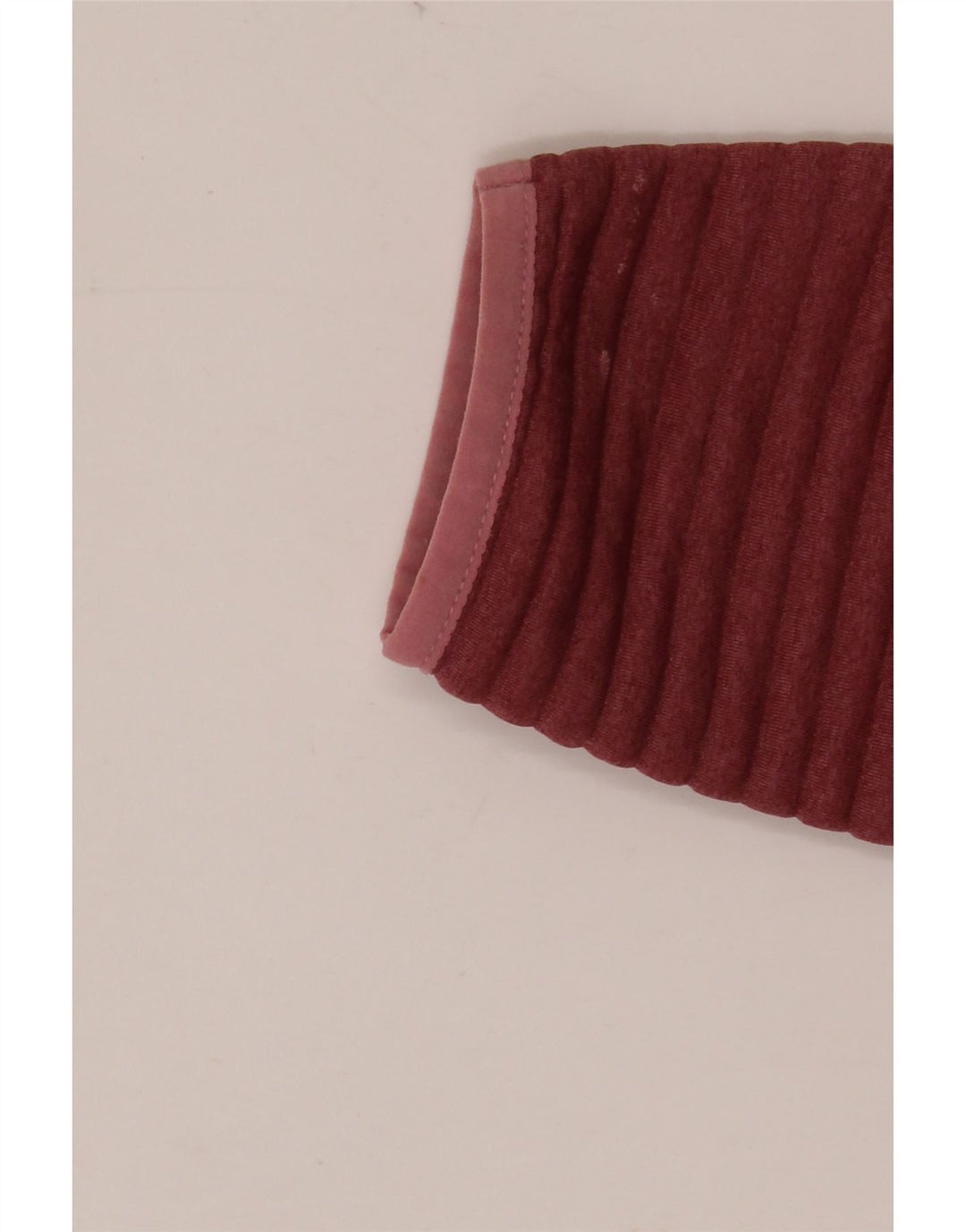 L.L.BEAN Sweat-shirt à col boutonné pour femme UK 14 Bordeaux moyen