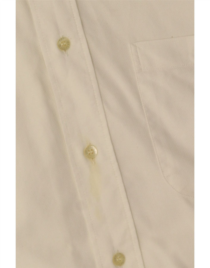 Lacoste Chemise à manches courtes pour homme Taille 42 Grand coton blanc