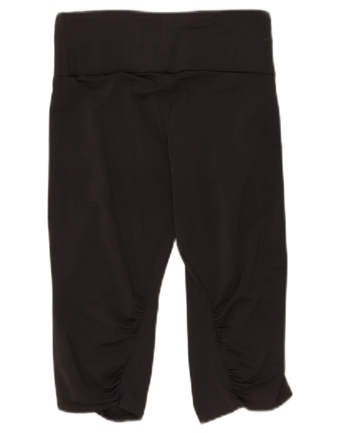 Adidas Femmes Capri Leggings UK 12 Moyen Noir Polyester Sports