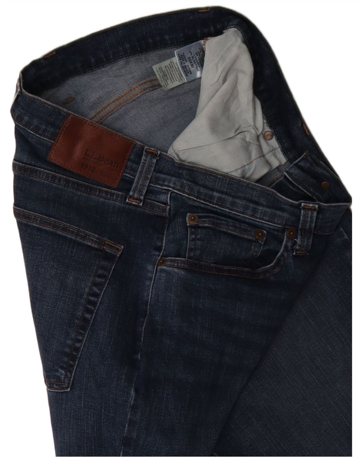 L.L.BEAN Jean droit homme W33 L30 bleu coton
