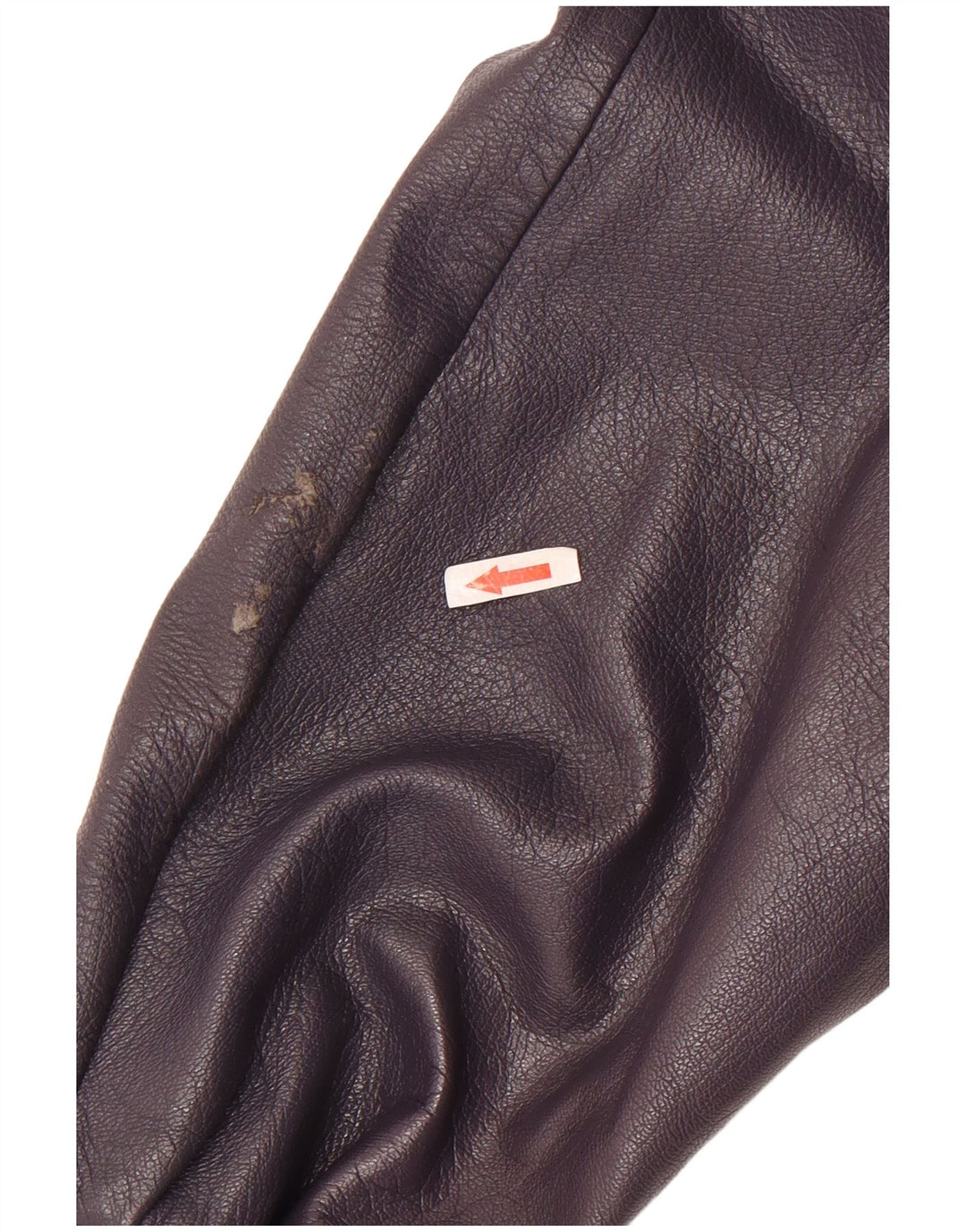 vintage Femmes 2 Bouton Veste Blazer En Cuir UK 8 Petit Violet