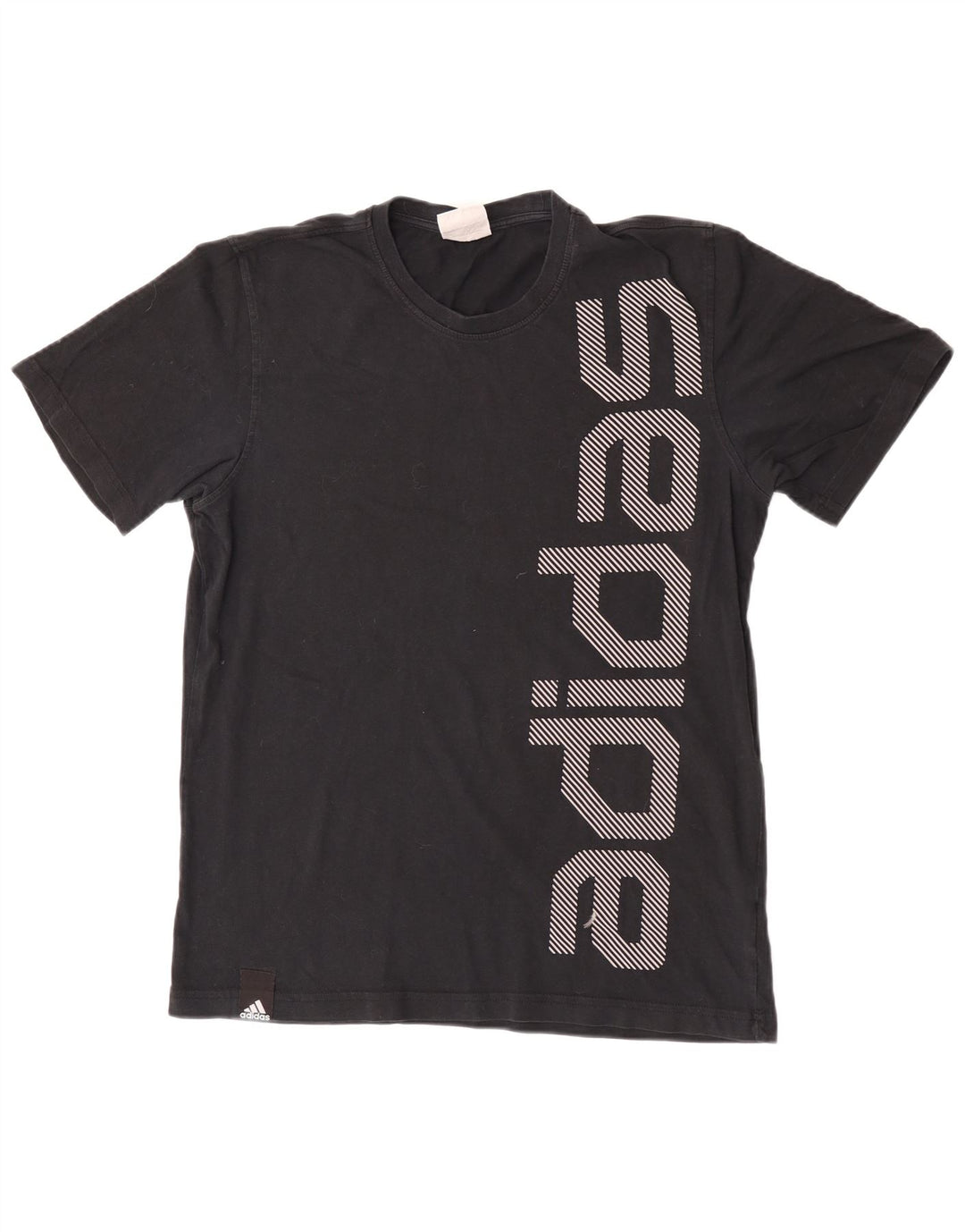 Adidas T-shirt graphique pour homme en coton noir moyen