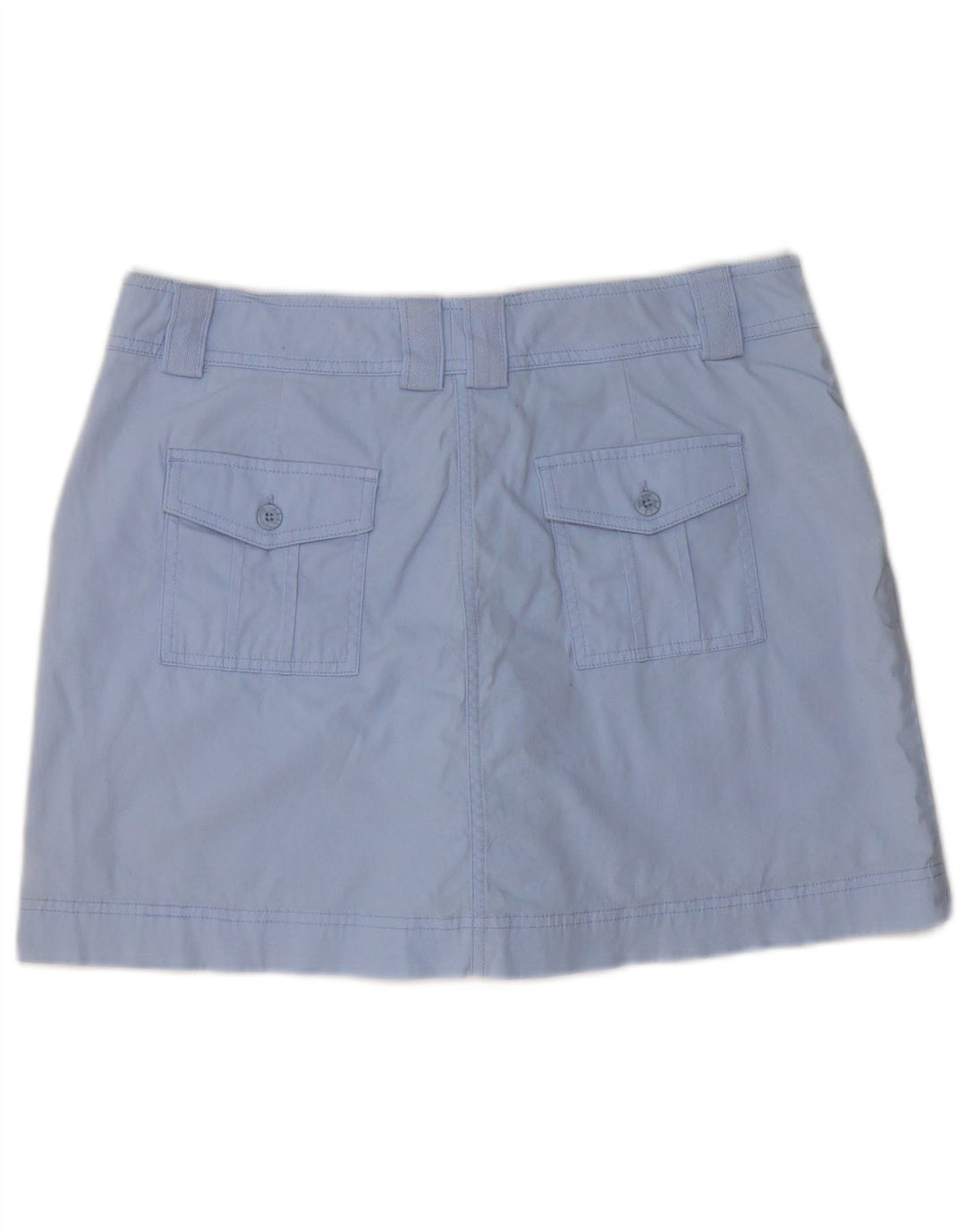 DOCKERS Mini jupe femme US 6 Medium W34 bleu coton