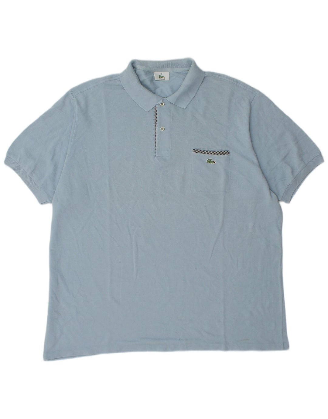 Lacoste Polo Homme Taille 7 2XL Bleu Coton