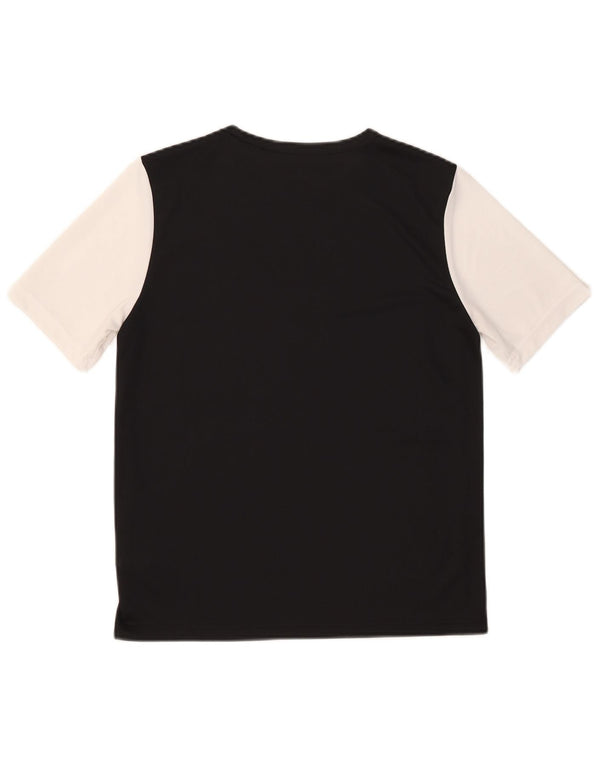 Adidas Garçons Aeroready T-Shirt Top 13-14 ans Noir Colorblock Polyester