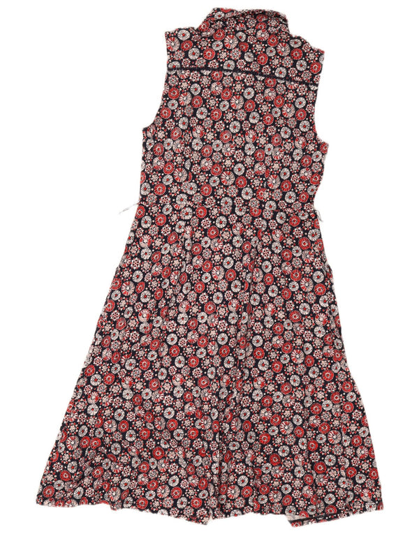 Robe chemise sans manches Boden pour femme UK 42 Medium Multicolore Floral