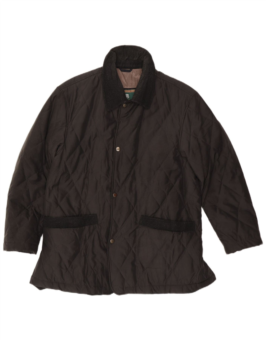 Corneliani Veste matelassée pour homme IT 50 Large Noir Classique