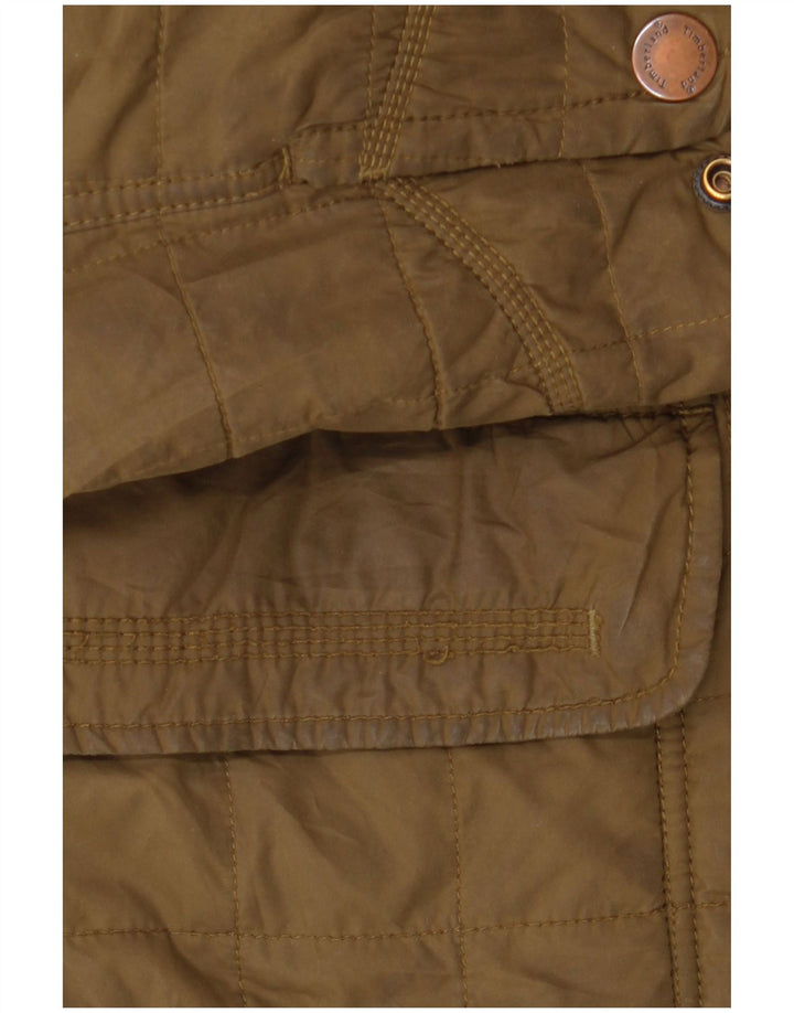 Timberland Veste utilitaire pour homme UK 36 Petit Kaki Polyester