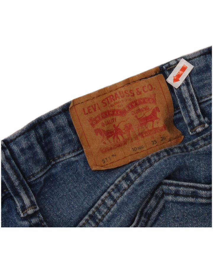 LEVI'S Jean Slim 511 Garçon 9-10 ans W25 L26 Bleu Coton