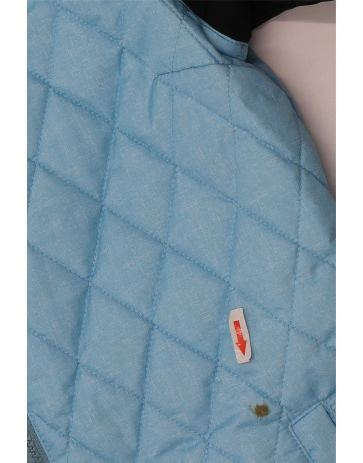 O'Neill Veste matelassée pour femme UK 14 Large Bleu Colorblock Polyester