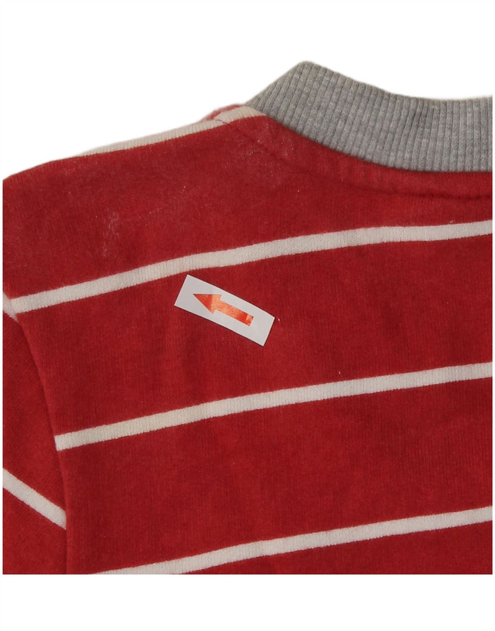 Timberland Sweat-shirt surdimensionné pour femme UK 10 Petit rouge rayé