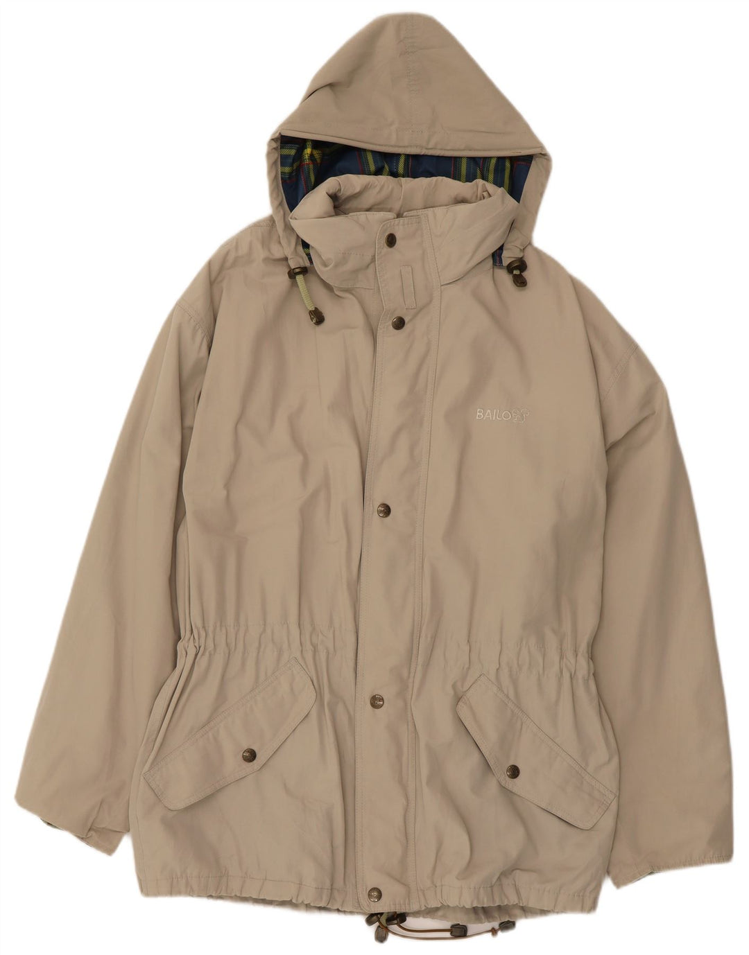 Veste de Pluie à Capuche pour Homme Bailo UK 38 Medium Beige Coton
